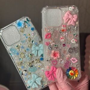 Cute Decorative Phone Cases with Charms